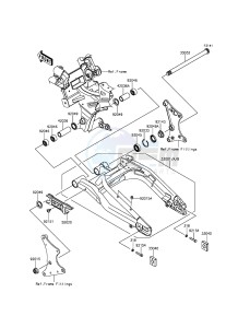 ER-6N_ABS ER650FEF XX (EU ME A(FRICA) drawing Swingarm