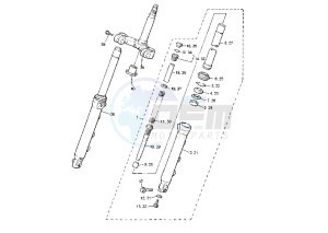 V-MAX 1200 drawing FRONT FORK