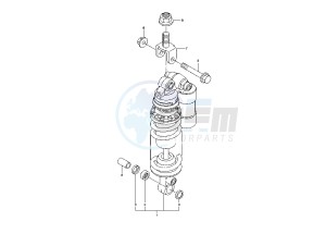 YZF R46 600 drawing REAR SUSPENSION