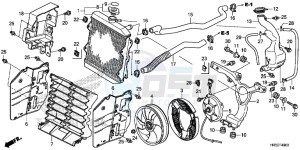 TRX420FM1F TRX420 Europe Direct - (ED) drawing RADIATOR