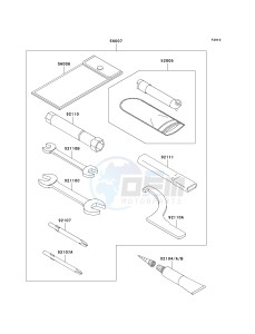 KSF 450 B [KFX450R MONSTER ENERGY] (B8F-B9FB) B8FA drawing OWNERS TOOLS