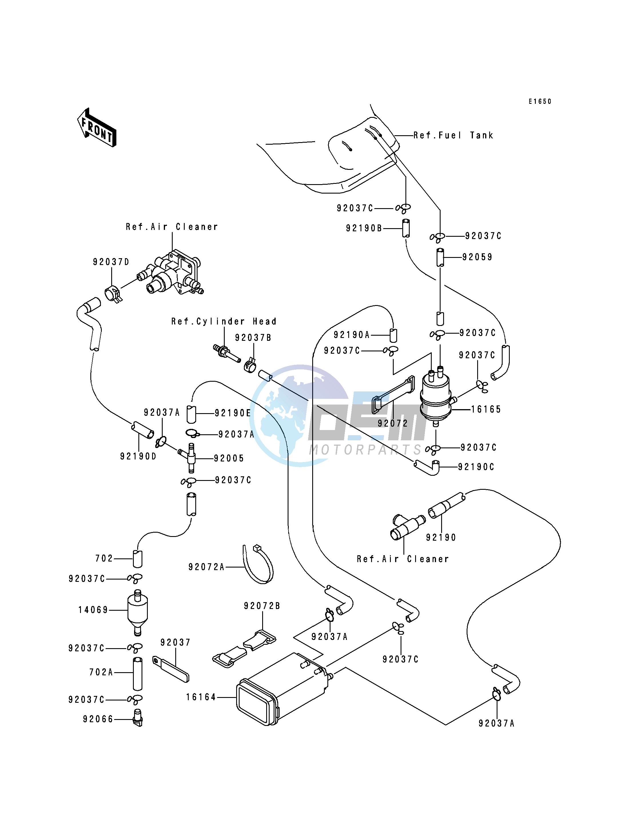 FUEL EVAPORATIVE SYSTEM