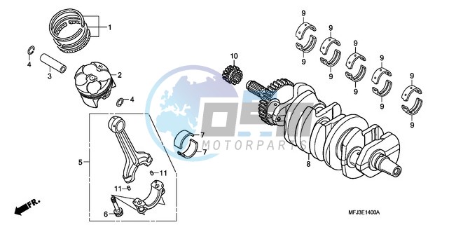 CRANKSHAFT/PISTON