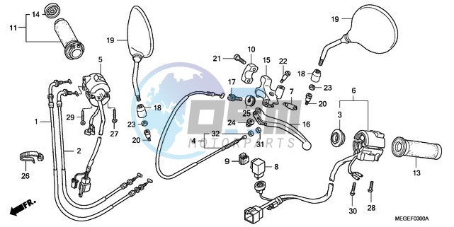 HANDLE SWITCH/CABLE