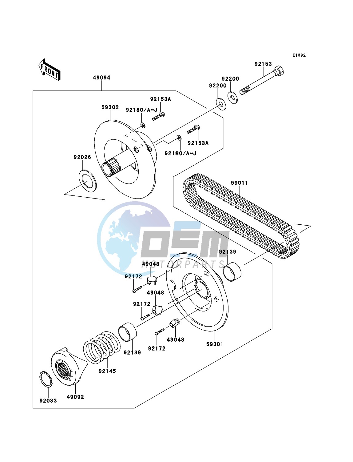 Driven Converter/Drive Belt