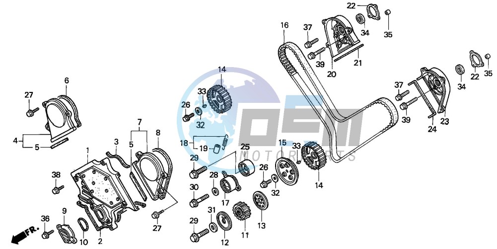 FRONT COVER/TIMING BELT