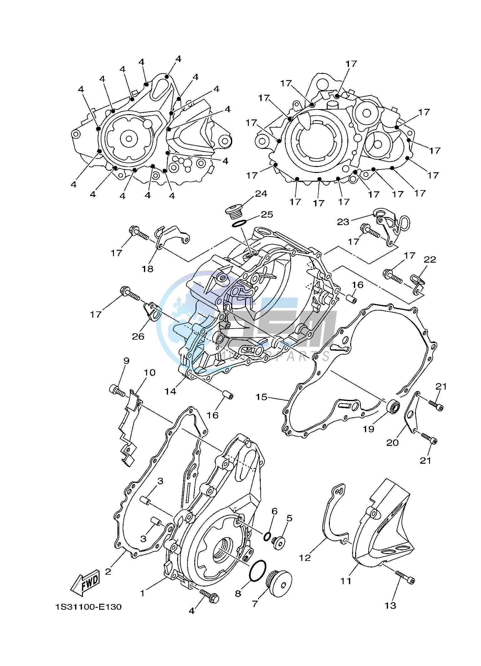 CRANKCASE COVER 1