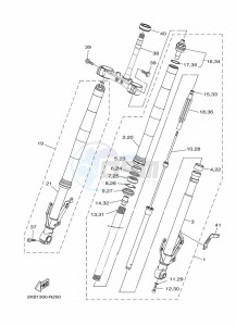 XT1200ZE XT1200ZE SUPER TENERE ABS (BP97) drawing FRONT FORK