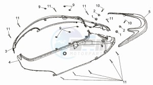 CELLO 50 45KMH drawing COWLING