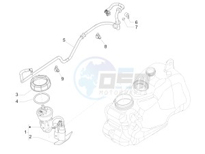 MP3 300 LT Sport ABS drawing Supply system