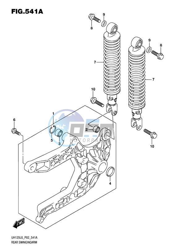 REAR SWINGINGARM