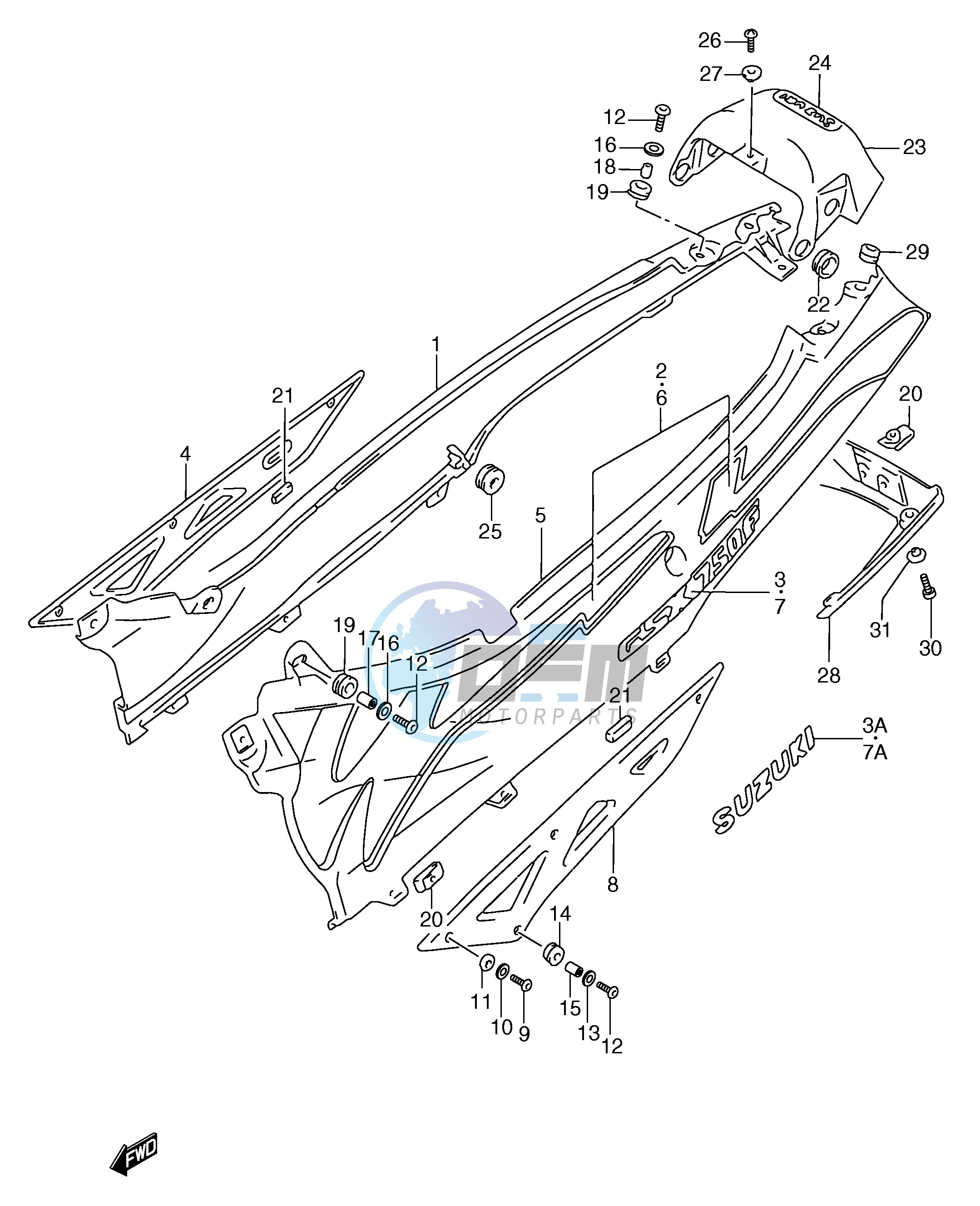 FRAME COVER (MODEL N)