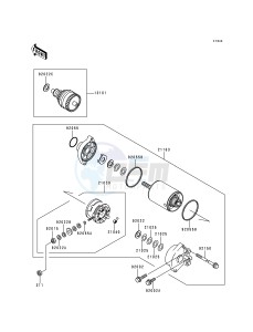 JT 900 A [900 STX] (A1-A2) [900 STX] drawing STARTER MOTOR