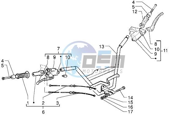 Handlebars - Master cylinder