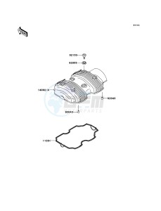 W800 EJ800ABS GB XX (EU ME A(FRICA) drawing Cylinder Head Cover