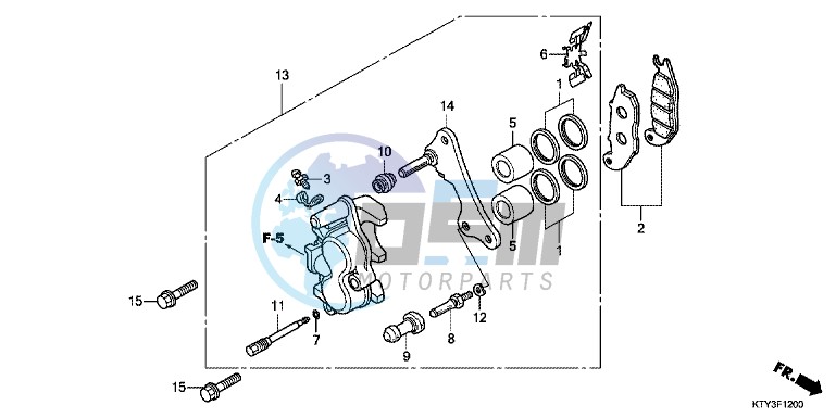 FRONT BRAKE CALIPER