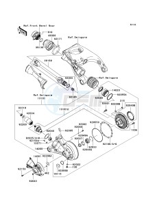 ZG 1400 B [CONCOURS 14] (8F-9F) B8F drawing DRIVE SHAFT_FINAL GEAR