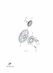 YZF320-A YZF-R3 (B7PF) drawing STARTER CLUTCH