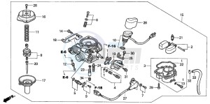 NES125 drawing CARBURETOR