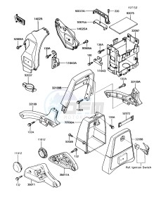 VN750 A [VULCAN 750] (A6-A9) [VULCAN 750] drawing BATTERY CASE