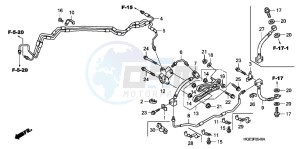 VFR1200FDB drawing BRAKE HOSE