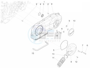 LXV 150 4T 3V IE NOABS E3 (APAC) drawing Crankcase cover - Crankcase cooling