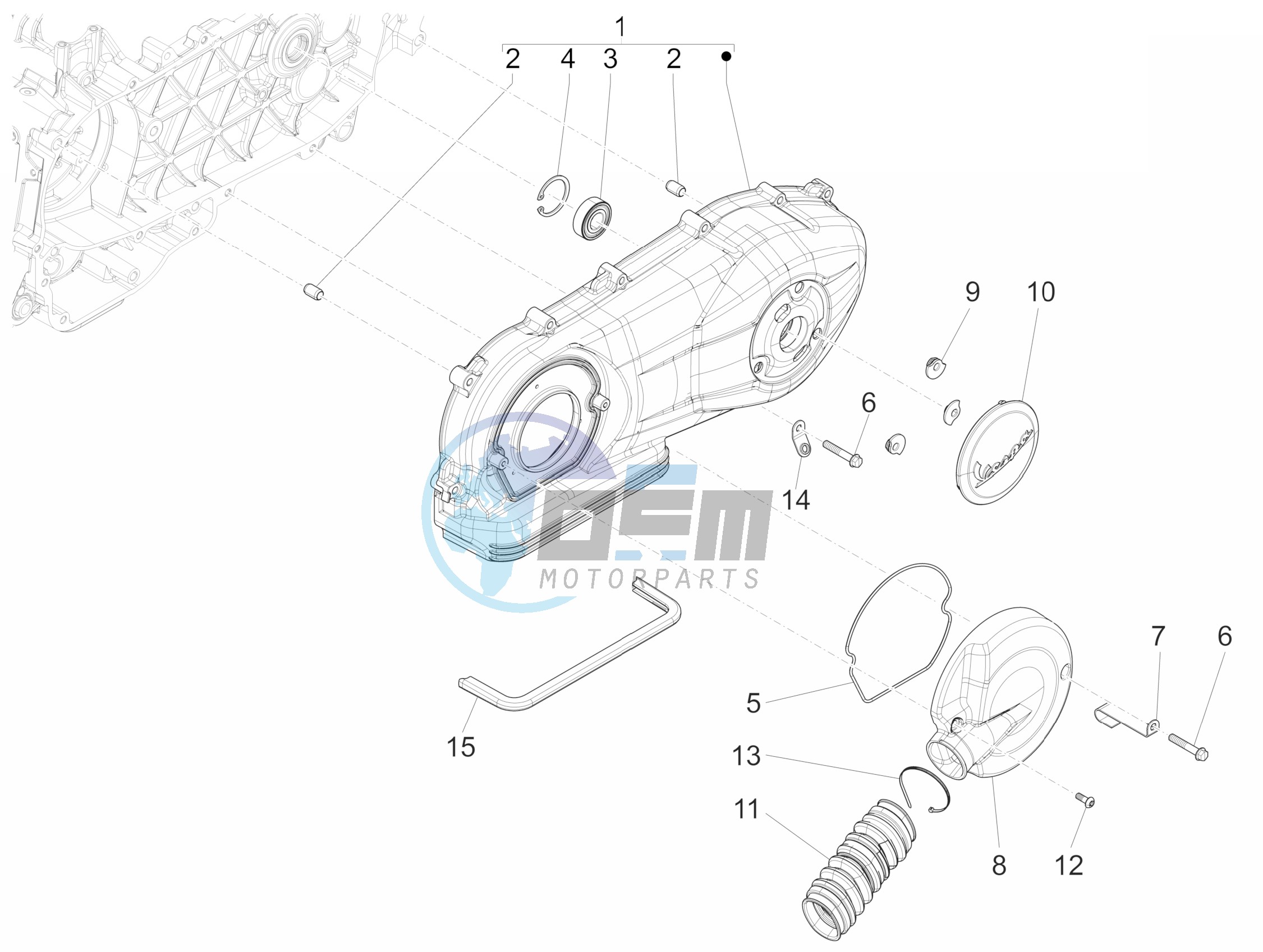 Crankcase cover - Crankcase cooling