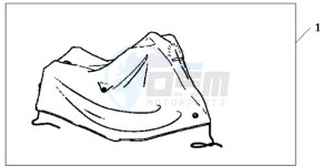 CBR1000RRA France - (F / CMF HRC) drawing BODY COVER L