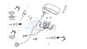 SENDA R BAJA - 125 CC VTHSC1C1A VTHSC1D1A 4T BAJA EU2 & EU3 drawing METER