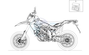 SXV 450-550 2009-2011 drawing Decal