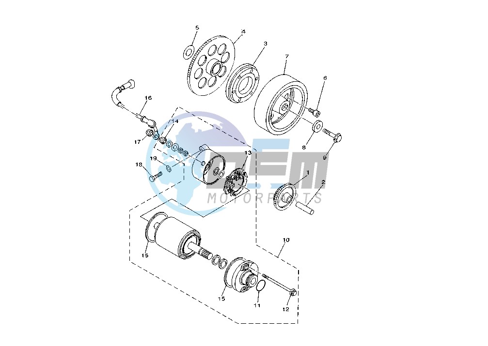 STARTING MOTOR MY00-01