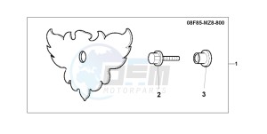 VT600CD2 drawing AIR/C COVER EMBLE