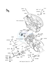 KVF 750 A [BRUTE FORCE 750 4X4] (A1) A1 drawing OIL PUMP_OIL FILTER