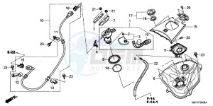 NSC50MPDE NSC50MPDE UK - (E) drawing FUEL TANK