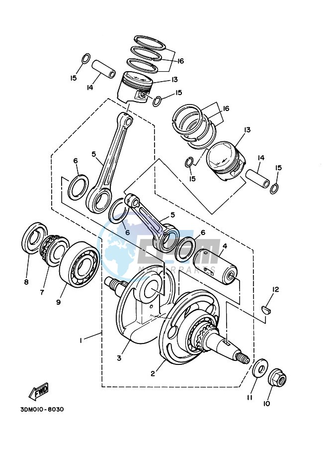 CRANKSHAFT & PISTON