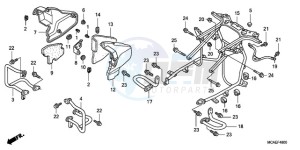 GL18009 Australia - (U / AB NAV) drawing ENGINE GUARD