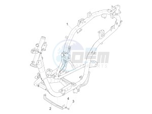 Medley 125 4T ie ABS (APAC) drawing Frame/bodywork