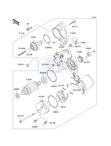 KAF 620 J [MULE 3010 TRANS 4X4] (J1) J1 drawing STARTER MOTOR