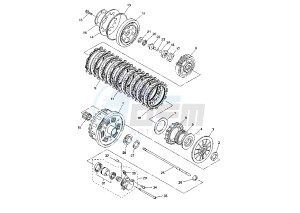 YZF R7 OW02 750 drawing CLUTCH