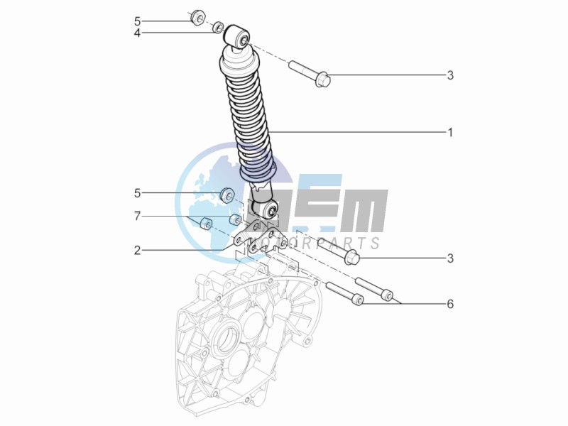 Rear suspension - Shock absorbers