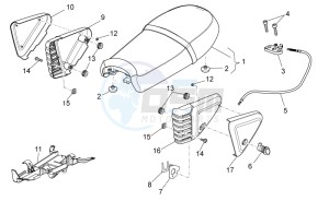 V7 II Stone ABS 750 drawing Saddle-Central body