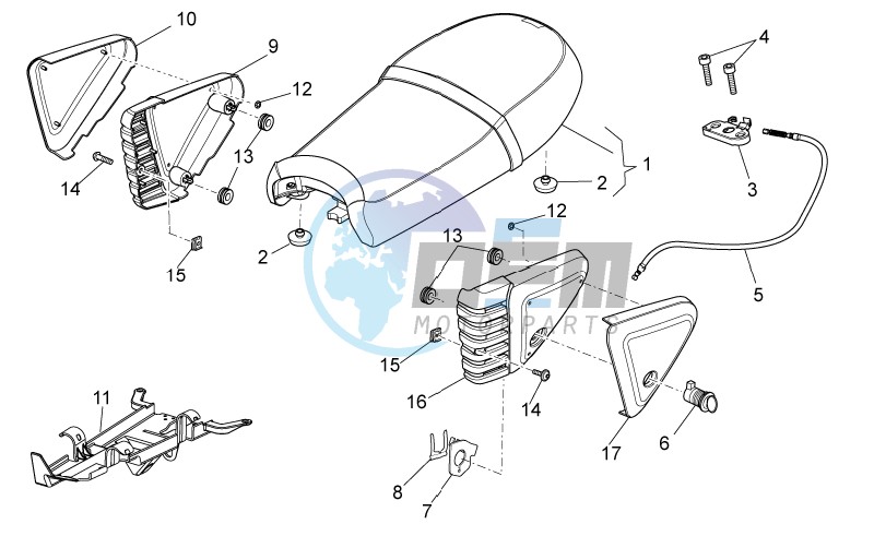 Saddle-Central body