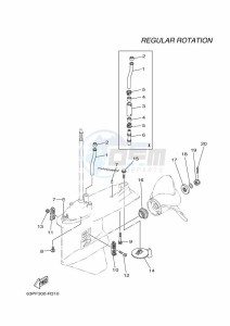 F150DETL drawing PROPELLER-HOUSING-AND-TRANSMISSION-2