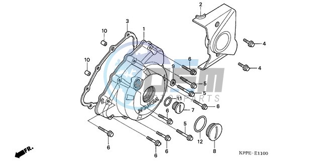 LEFT CRANKCASE COVER