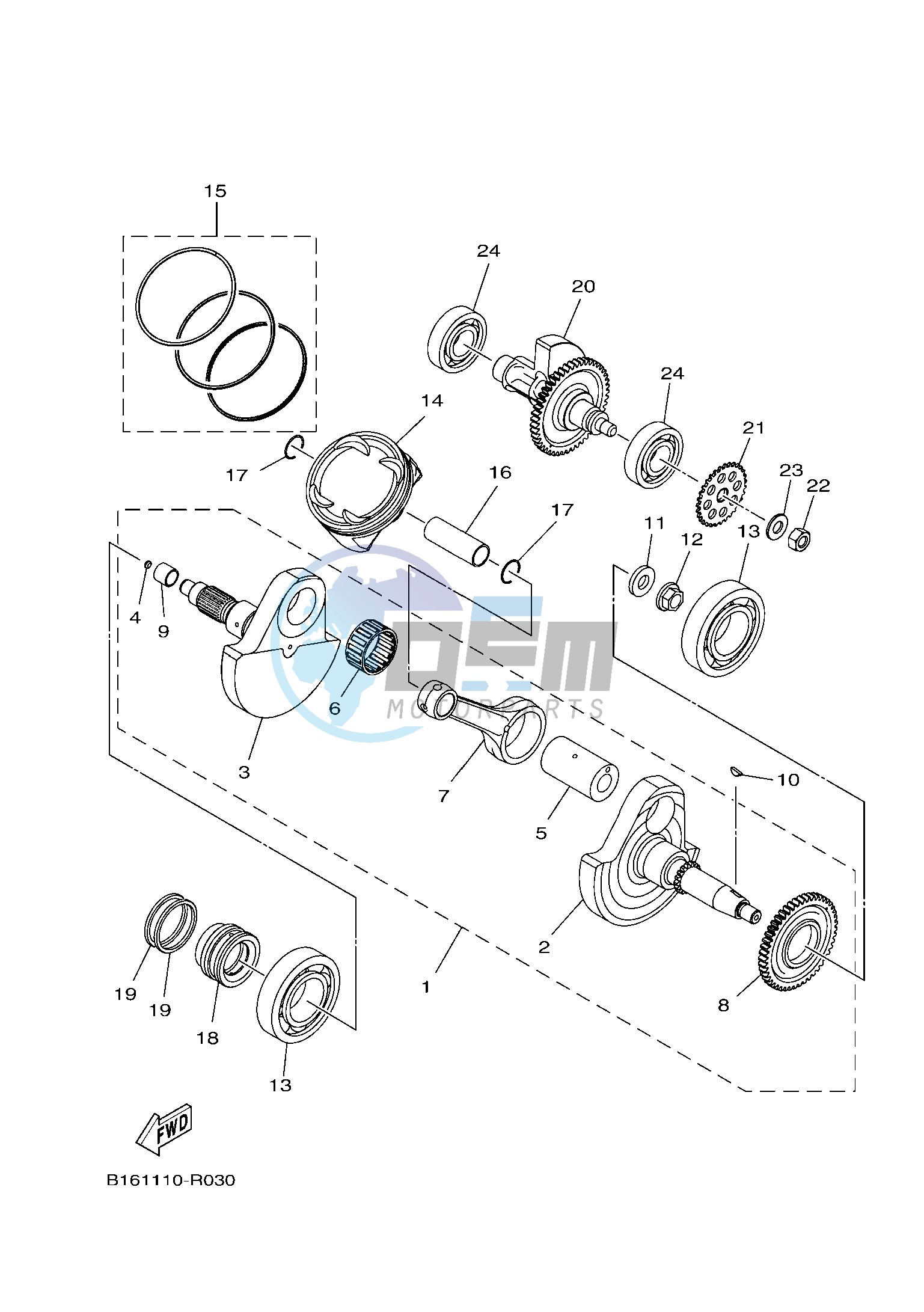 CRANKSHAFT & PISTON