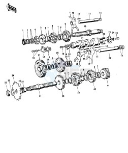 F9 A (-A) 350 drawing TRANSMISSION