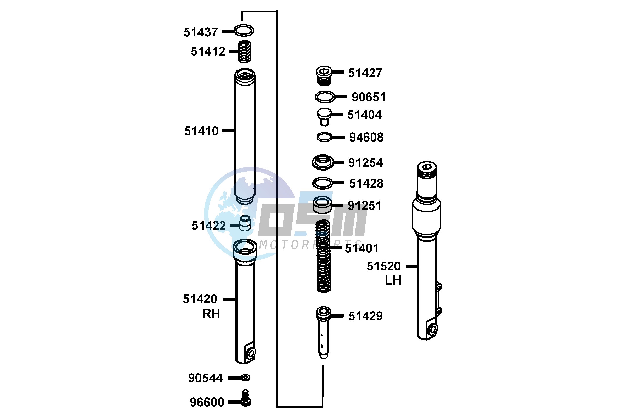 Separated Parts Of FrFork