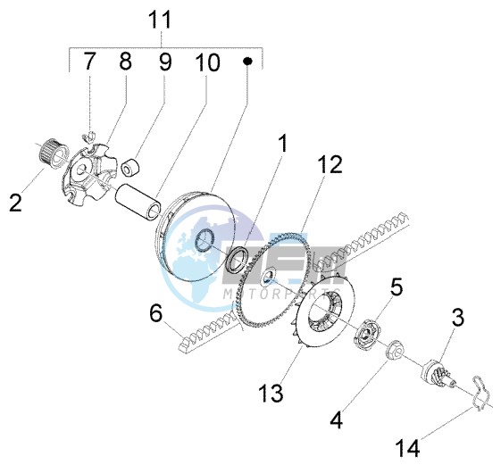 Driving pulley