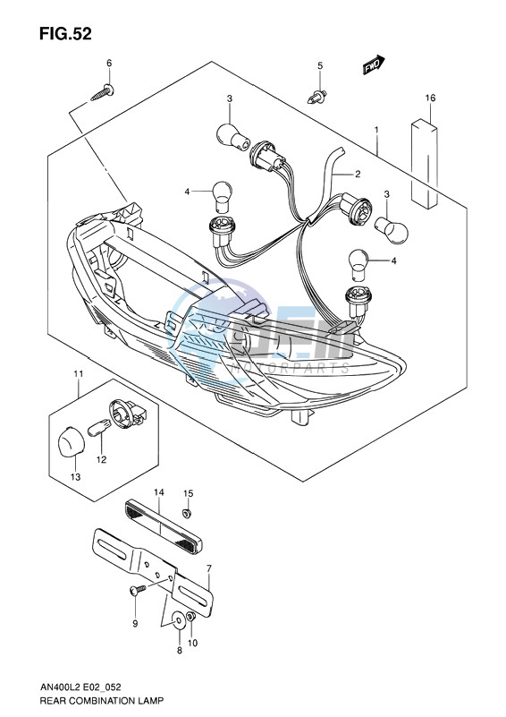 REAR COMBINATION LAMP