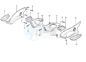 Runner VX-VXR 125-180 125 drawing Footboard